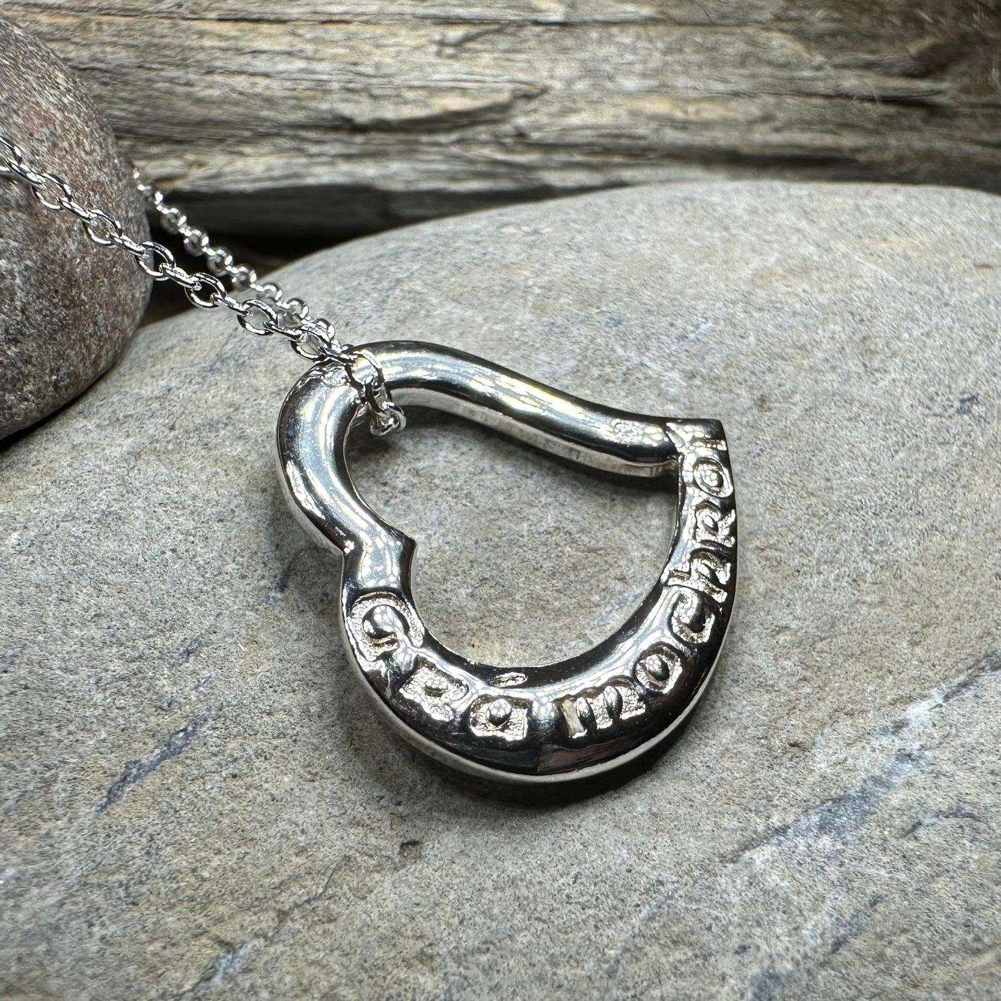 Irish Heart Gra Mo Chroi Necklace - Made in Ireland