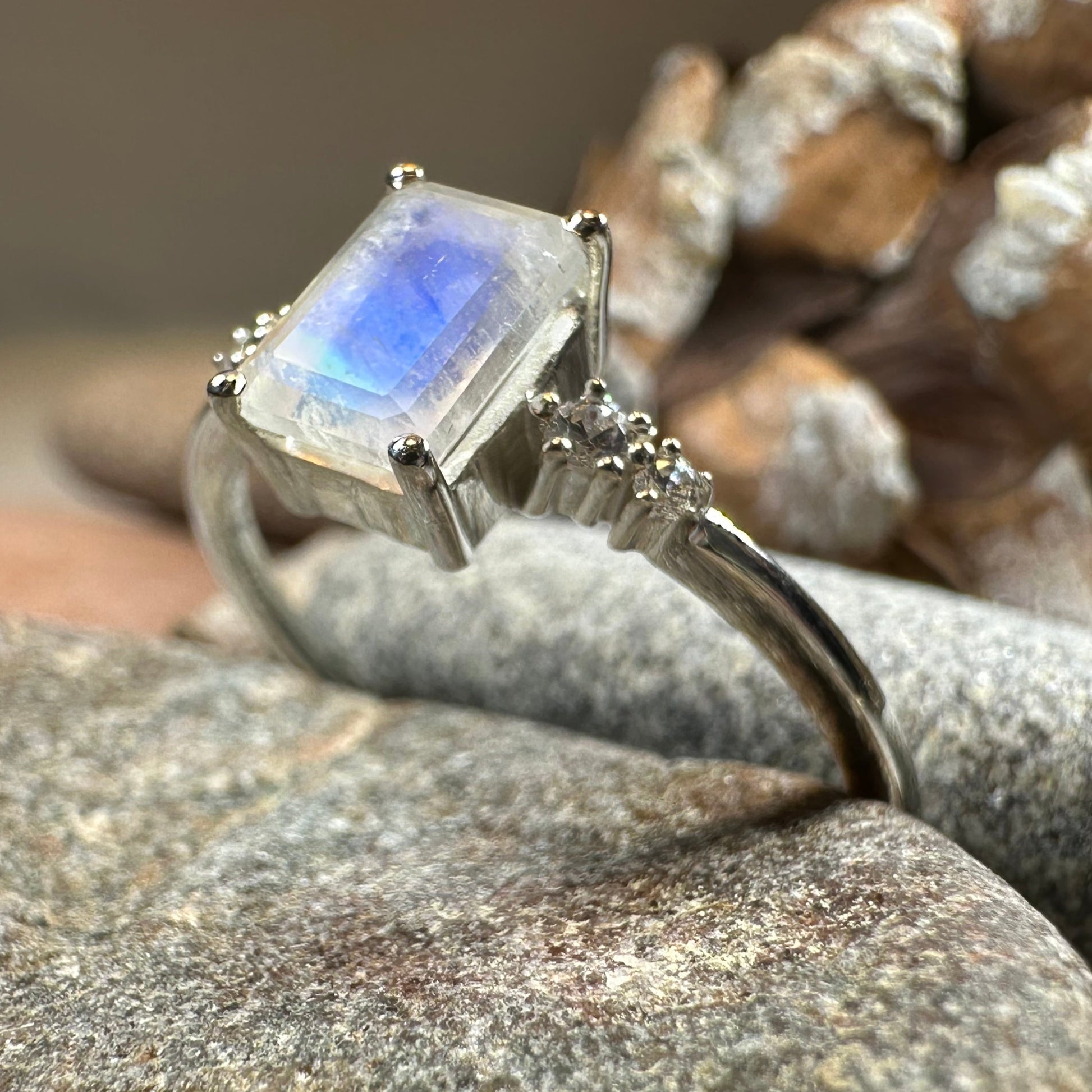 Hilaria Moonstone Ring — view 12