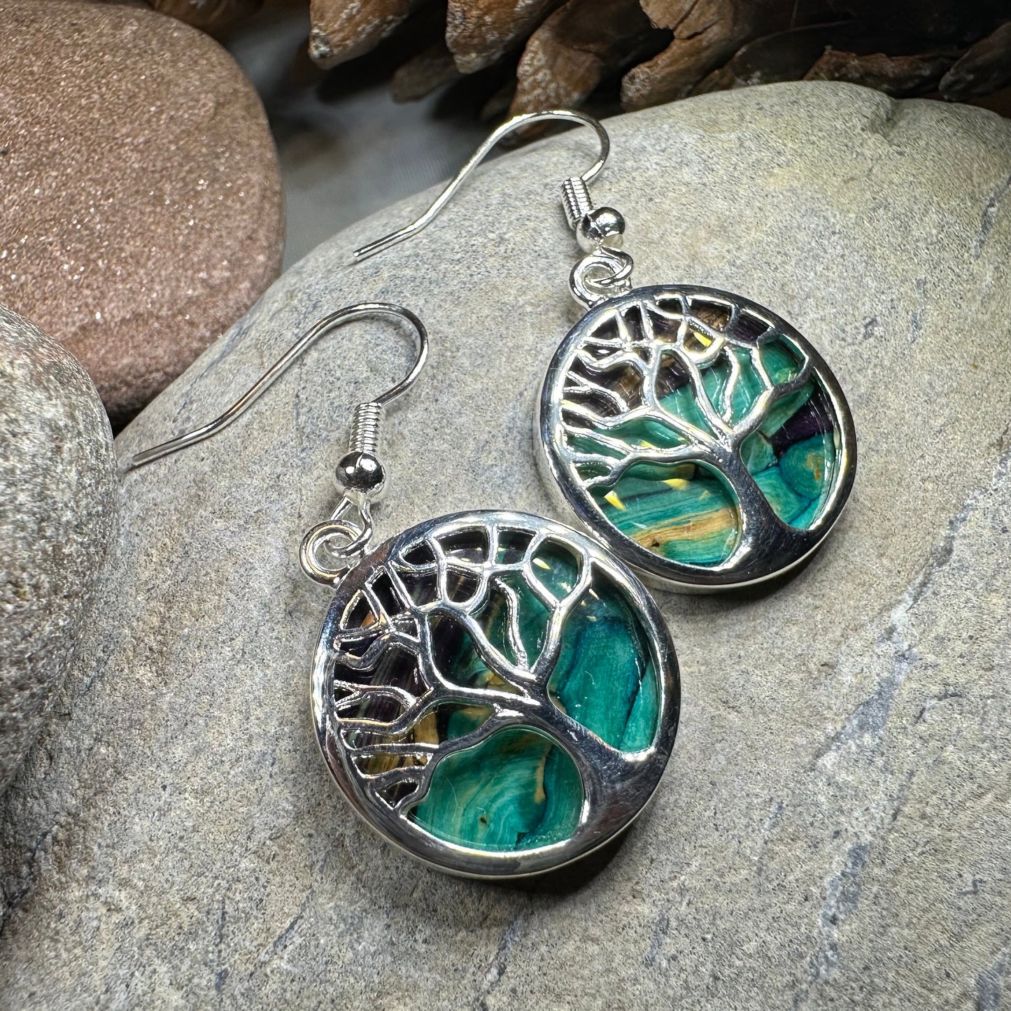 Heathergems Tree of Life Earrings from Scotland — view 16