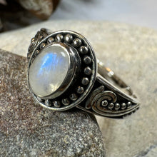 Load image into Gallery viewer, Galilah Celtic Moonstone Ring
