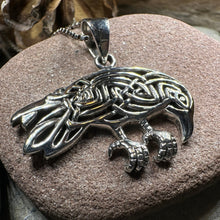 Load image into Gallery viewer, Oracle Celtic Raven Necklace

