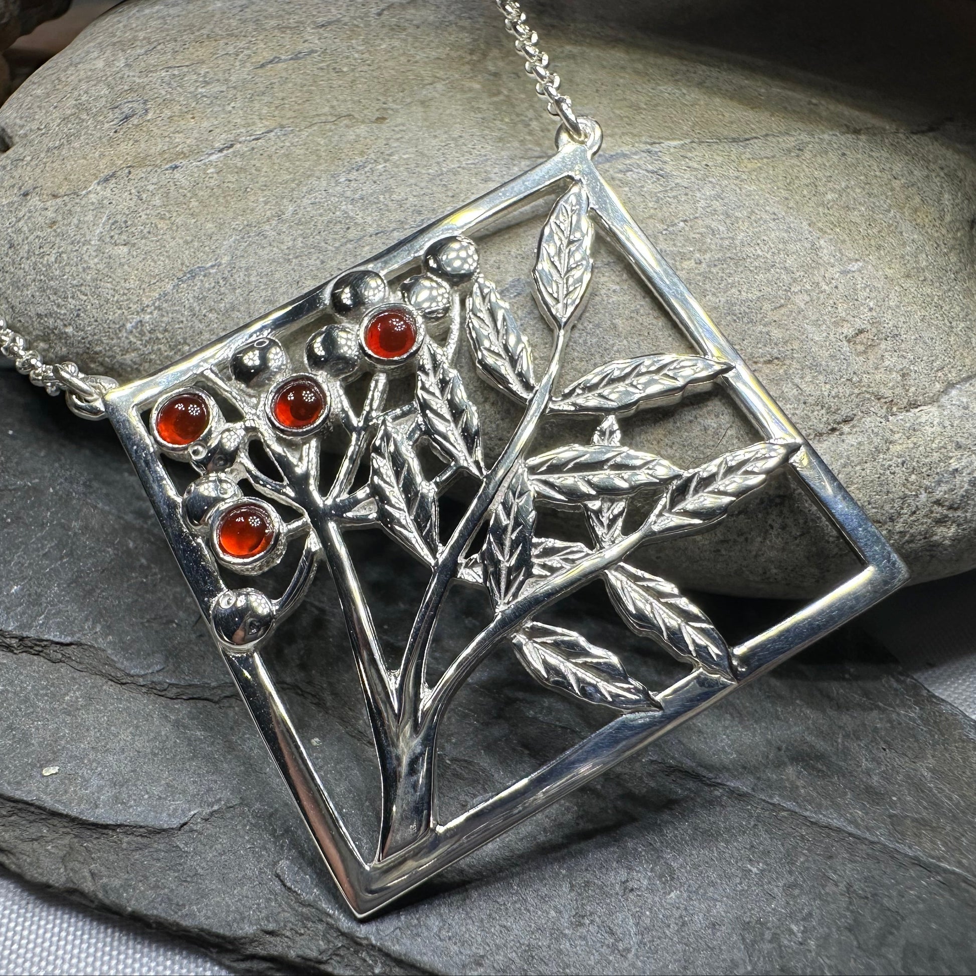 Rowan Tree of Life Necklace - Handmade in Scotland — view 3