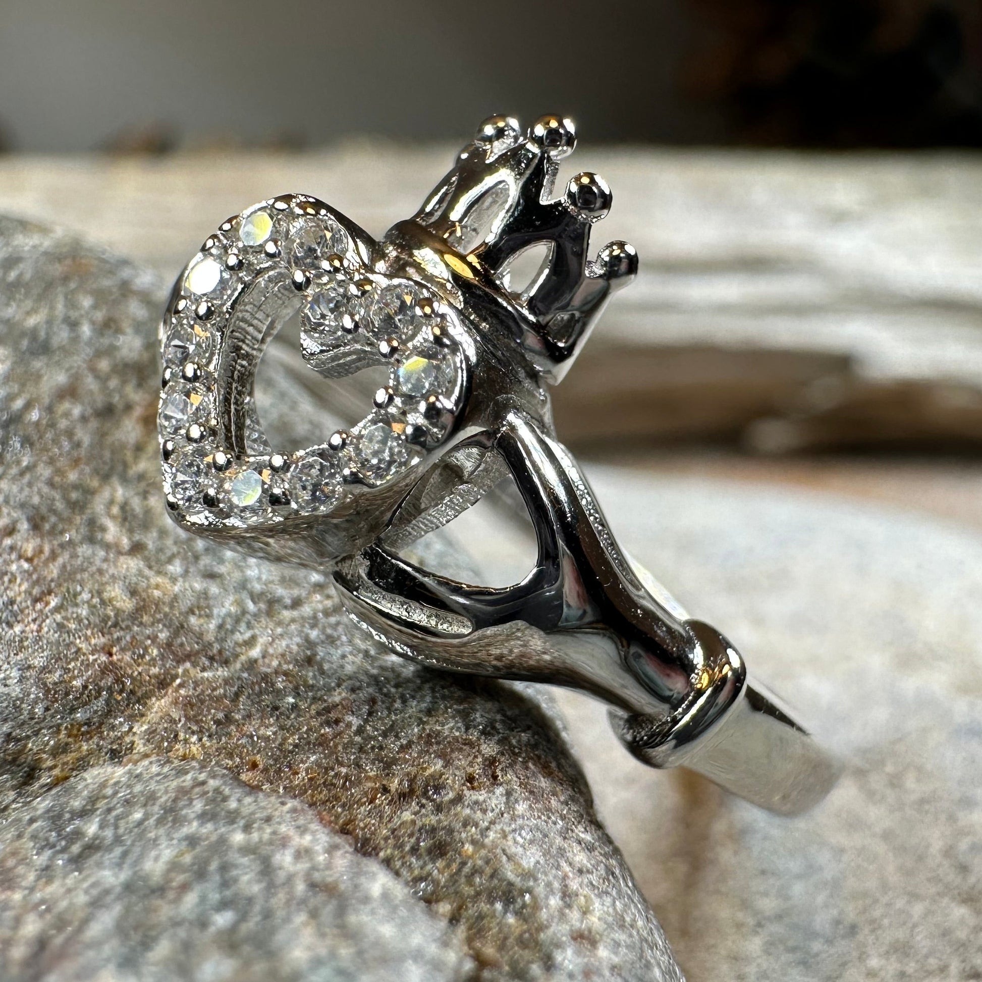 Claddagh Princess Ring — view 7