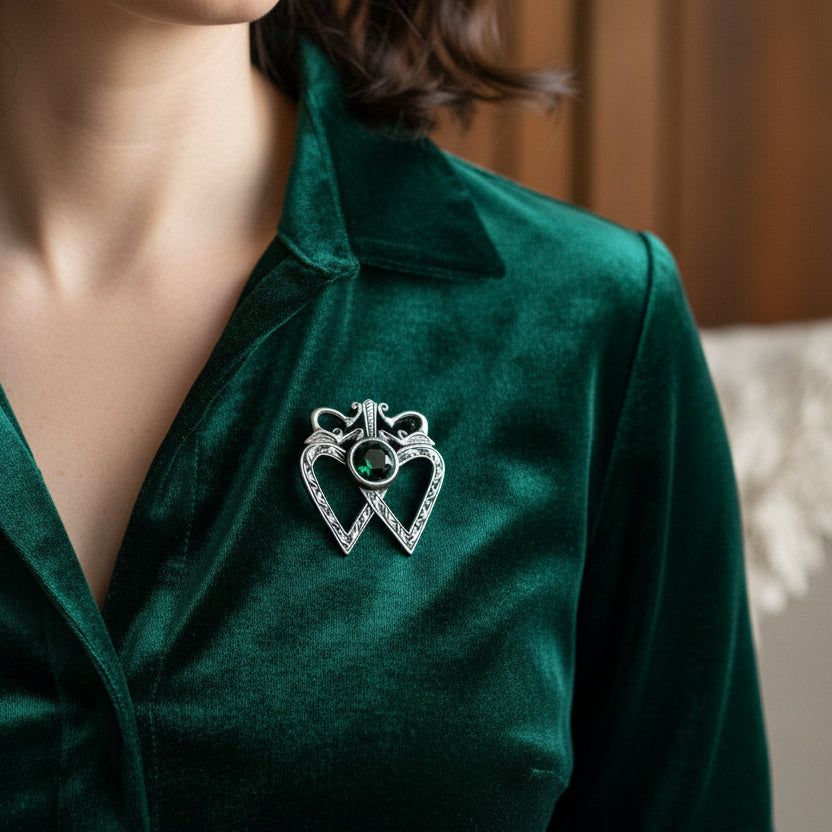 Roxelana Scottish Luckenbooth Brooch - Handmade in Scotland