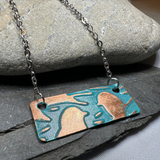 Summersong Bird Copper Necklace for Women