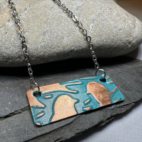 Load image into Gallery viewer, Summersong Bird Copper Necklace
