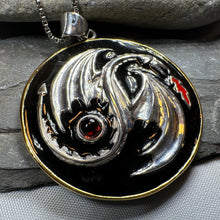 Load image into Gallery viewer, Dragon Yin Yang Necklace
