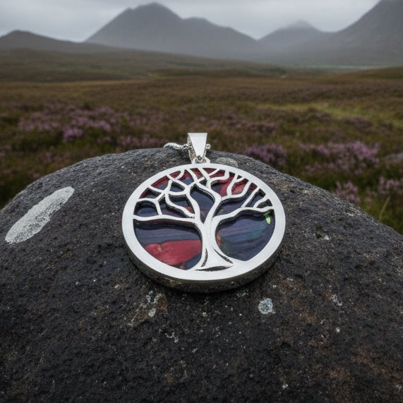 Heathergems Scottish Tree of Life Necklace - Handmade in Scotland