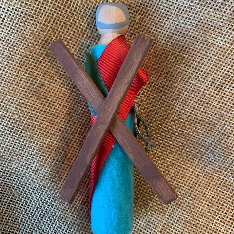 Load image into Gallery viewer, Saint Andrew the Apostle Scotland Doll
