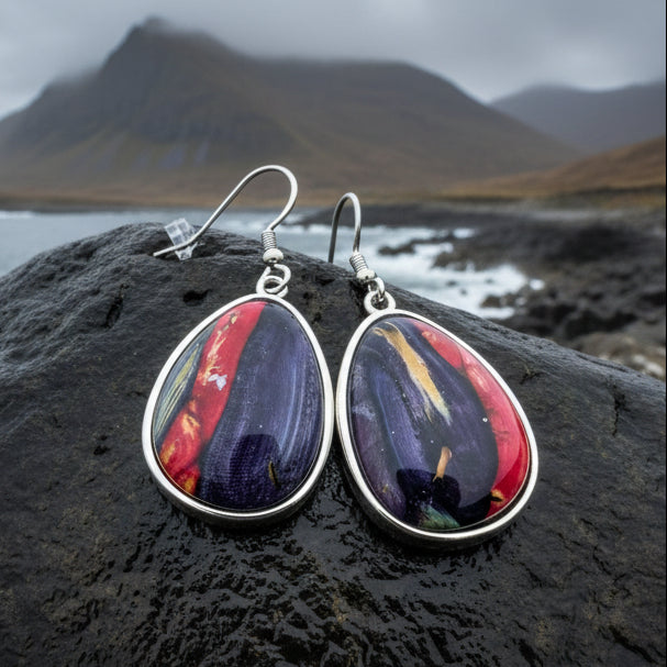 Scottish Heathergems Organic Earrings ~ Handmade in Scotland — view 3