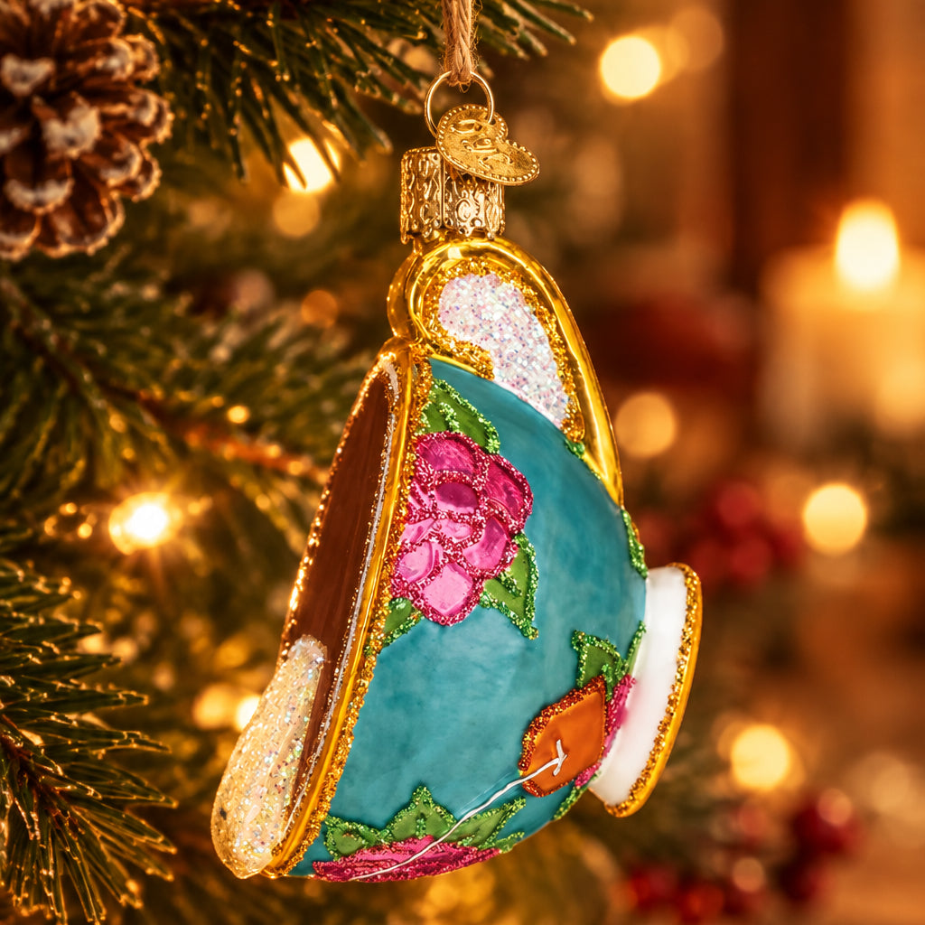 Cup Of Tea Ornament — view 3