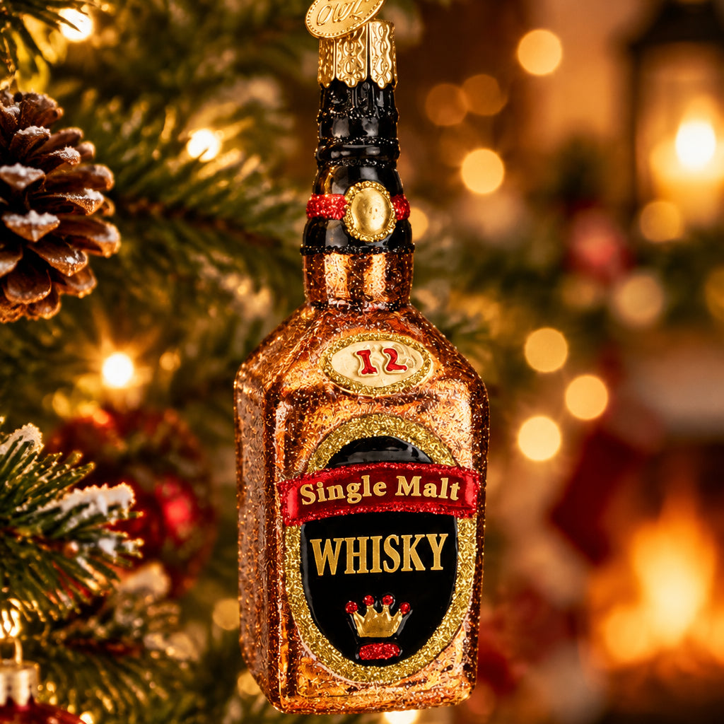 Whisky Bottle Ornament — view 3
