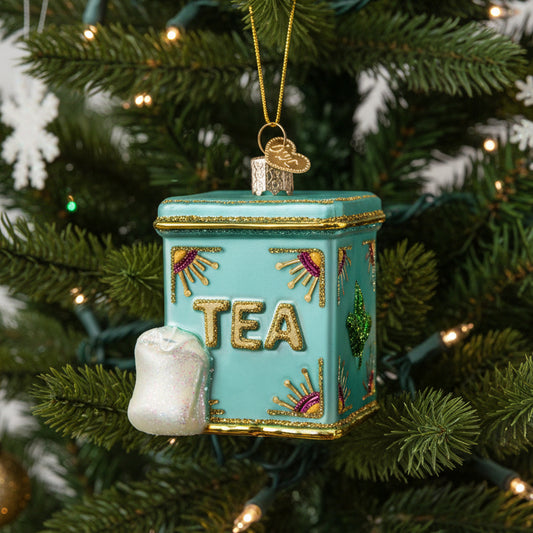Tea Tin Ornament — view 3