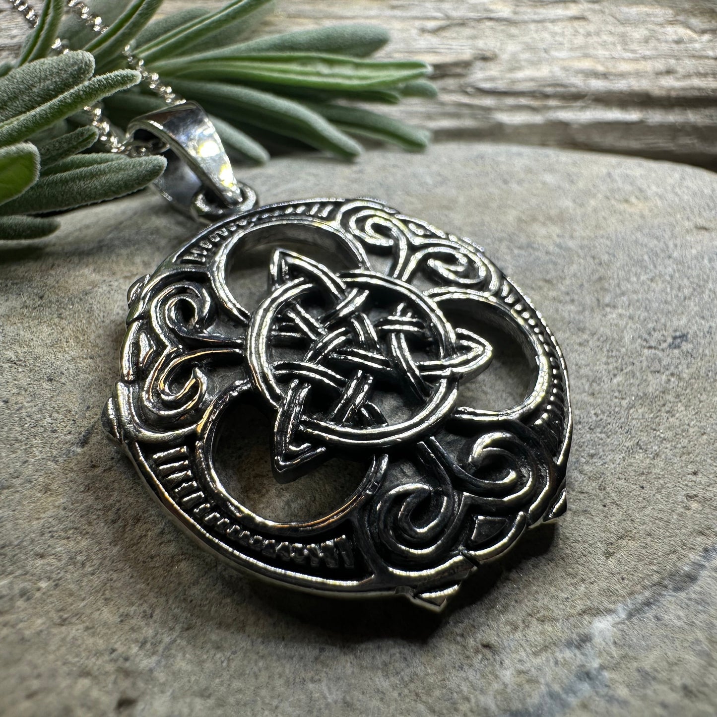 Lilith Celtic Knot Necklace — view 2