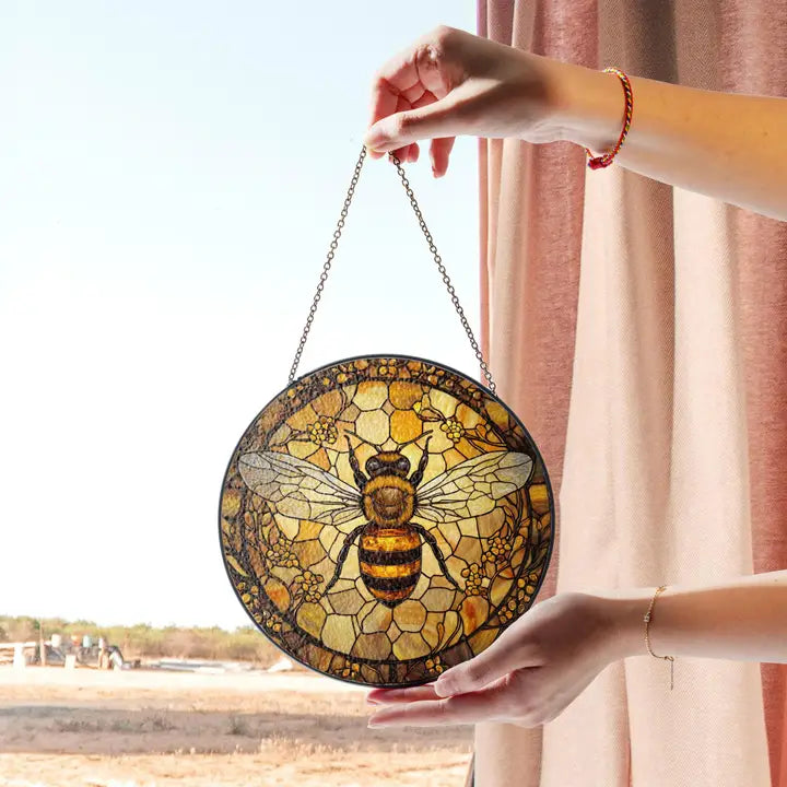 Golden Bee Suncatcher