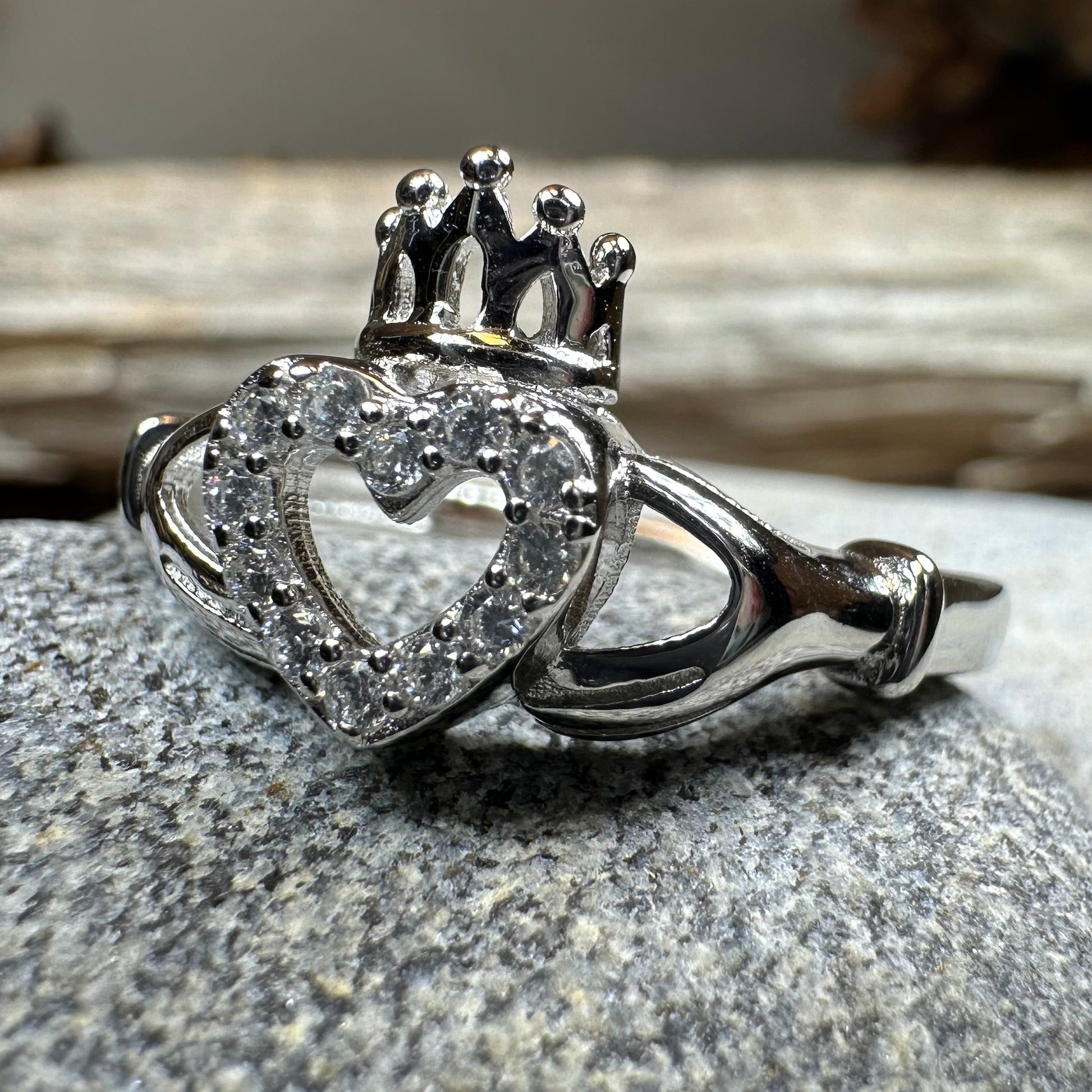 Claddagh Princess Ring — view 5