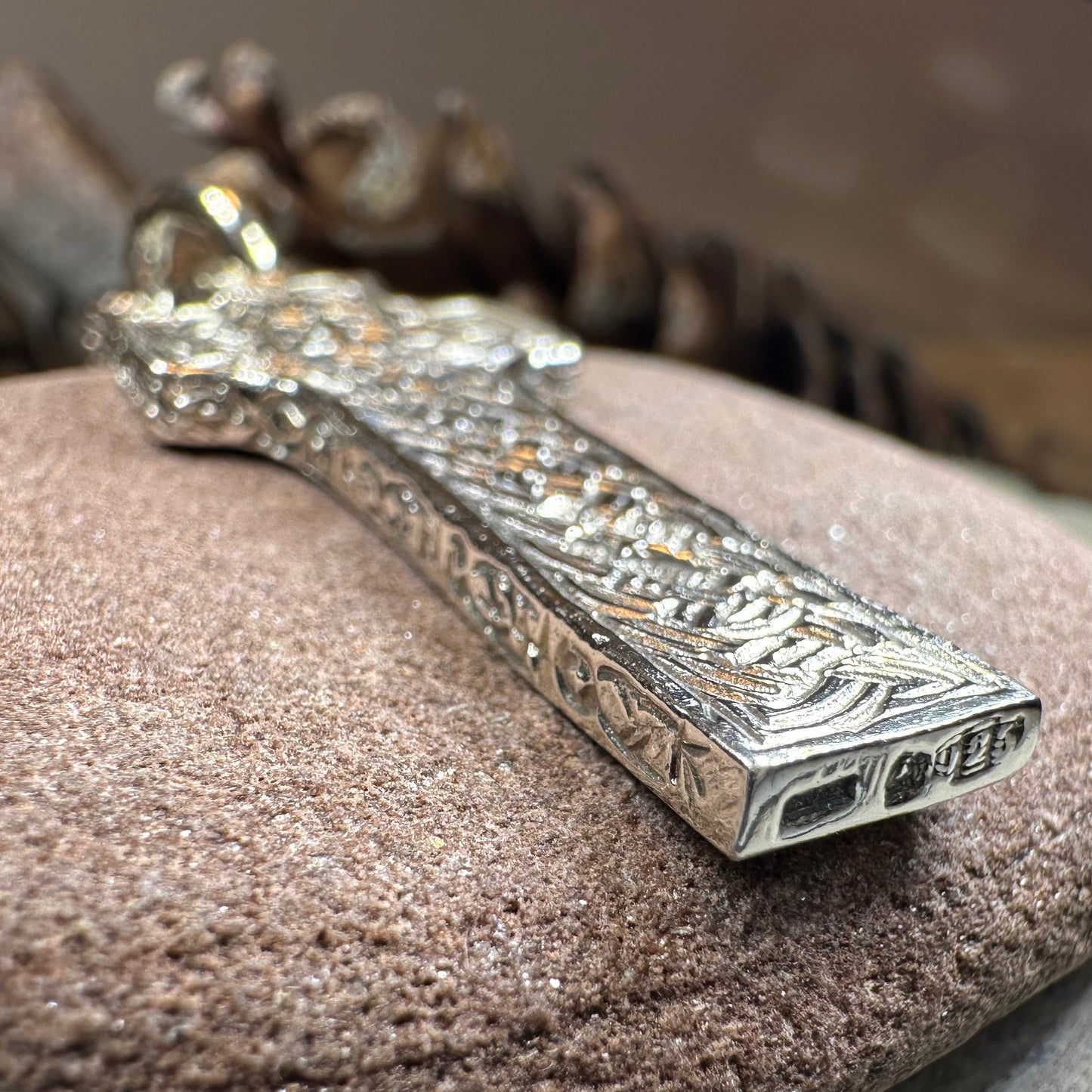 Artisan Irish Saint Patrick Cross Necklace - Made in Ireland — view 8