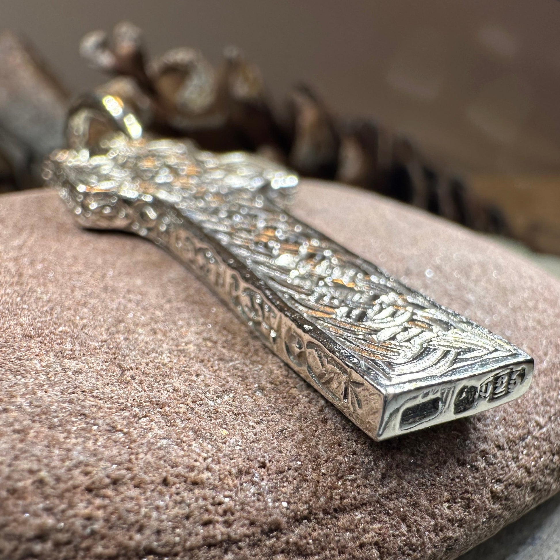 Artisan Irish Saint Patrick Cross Necklace - Made in Ireland — view 8