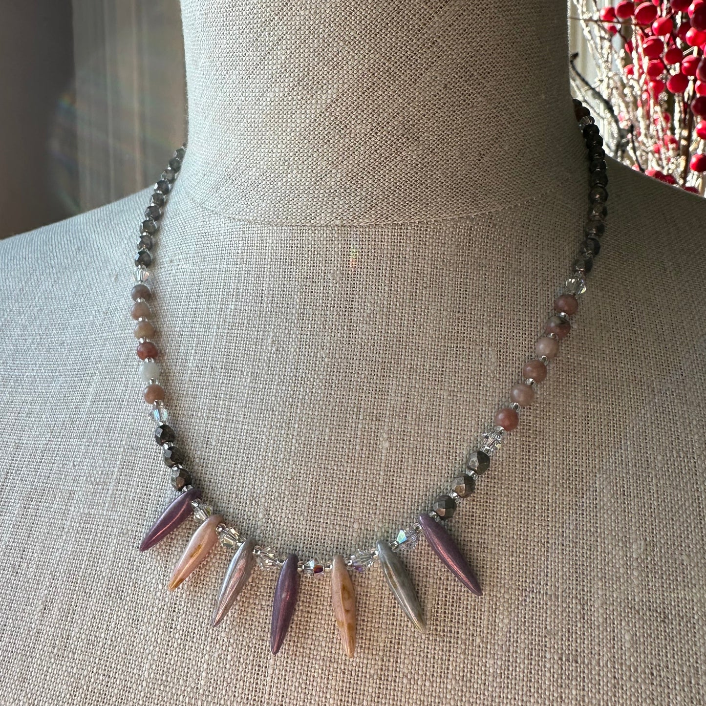 Highland Sunrise Crystal Necklace — view 5