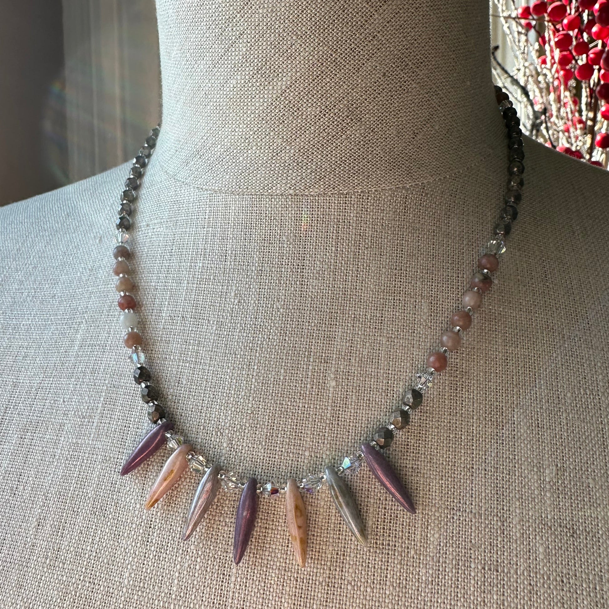 Highland Sunrise Crystal Necklace — view 5