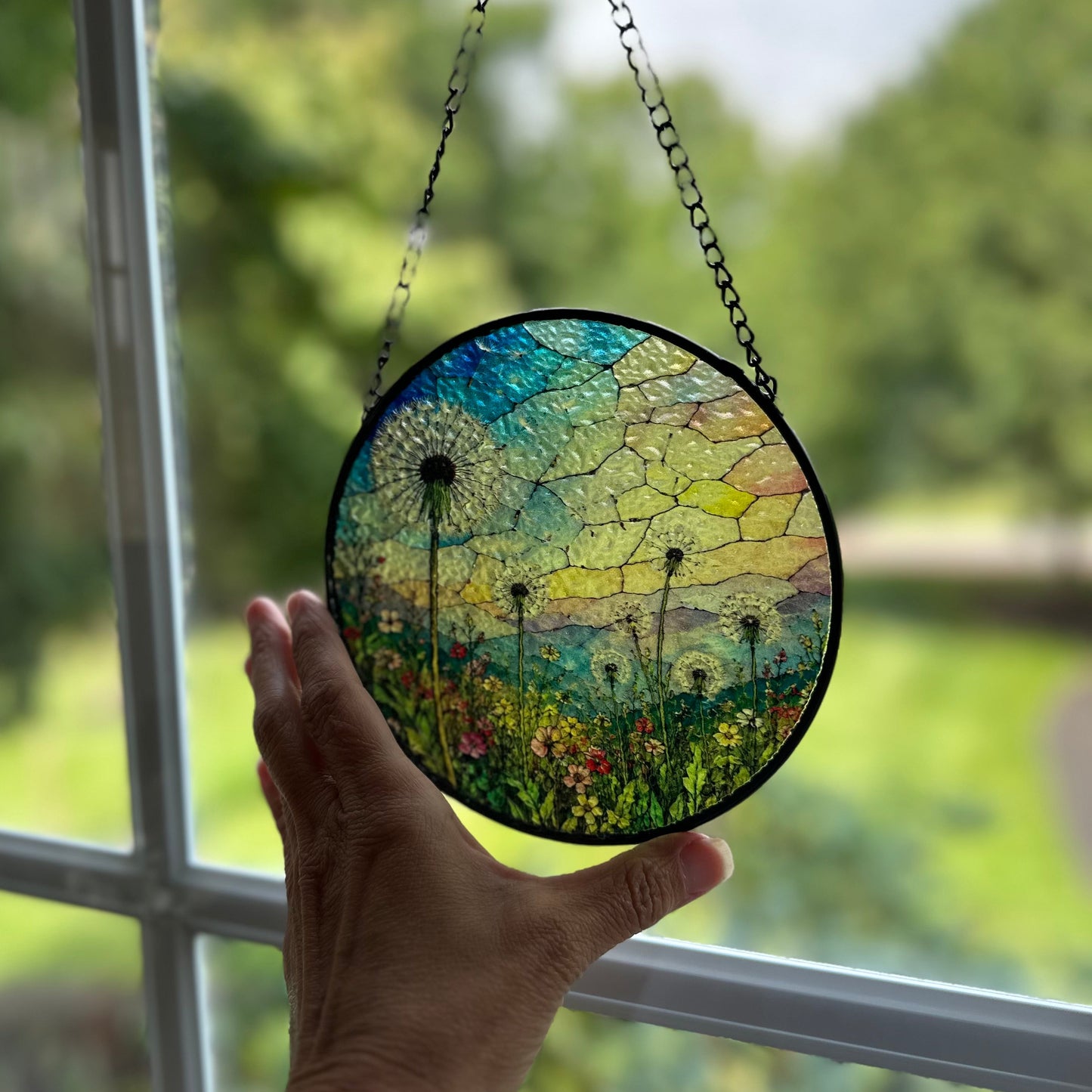 Make A Wish Dandelion Suncatcher