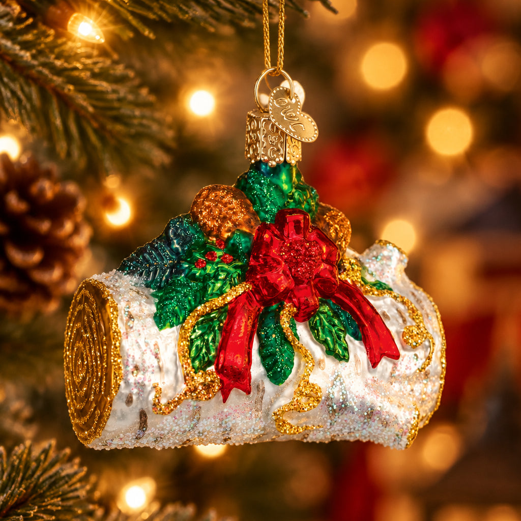 Yule Log Ornament — view 3