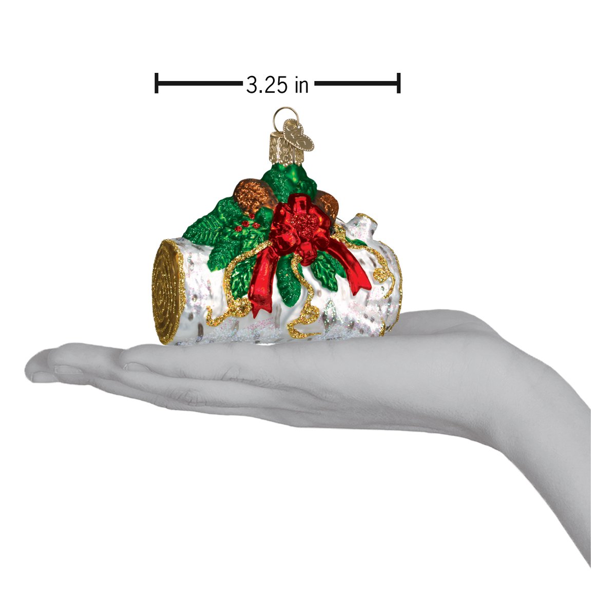 Yule Log Ornament — view 4