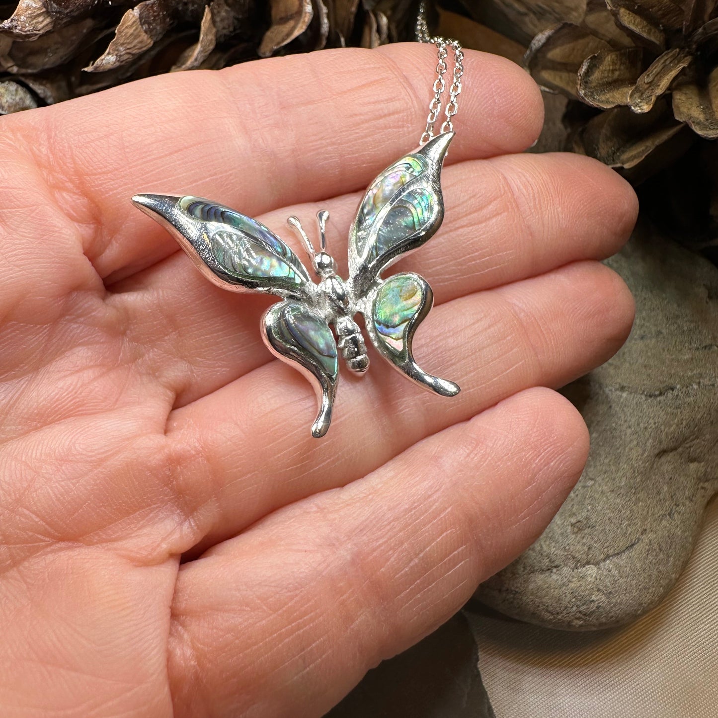 Brooke Butterfly Necklace — view 5
