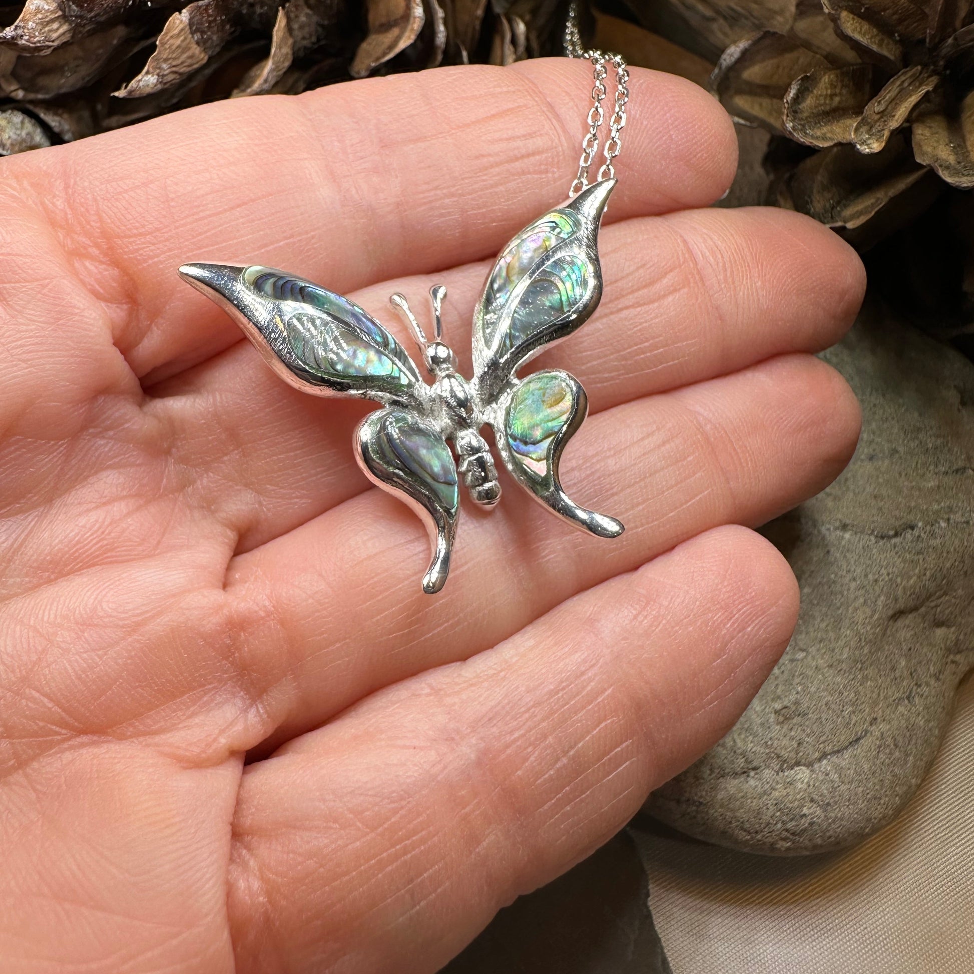 Brooke Butterfly Necklace — view 5