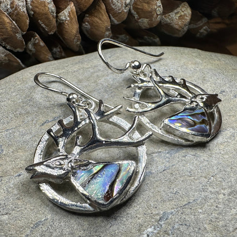 Load image into Gallery viewer, Scottish Stag of the Mist Earrings for Women
