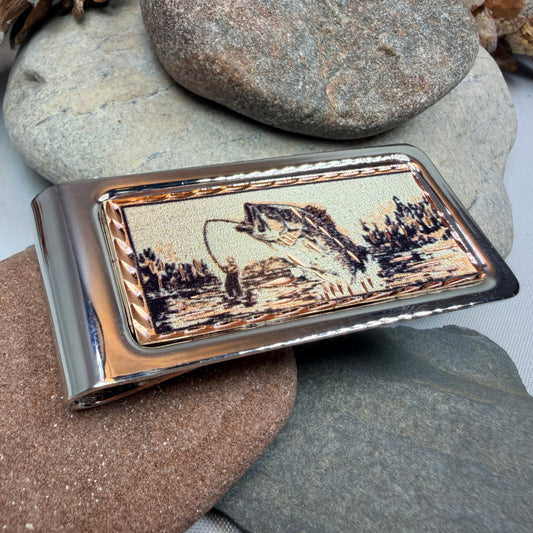Great Catch Fishing Copper Money Clip - Handmade in the U.S.A.