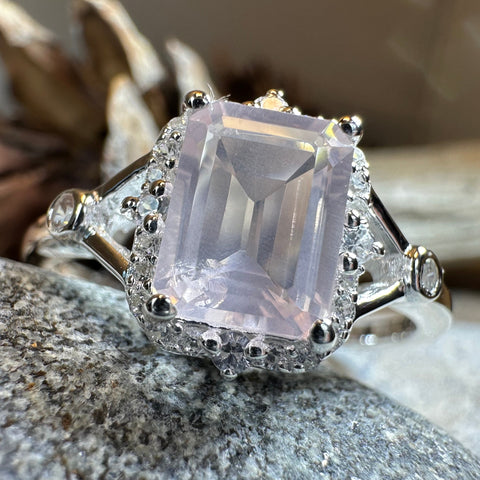 Load image into Gallery viewer, Tianna Rose Quartz Ring
