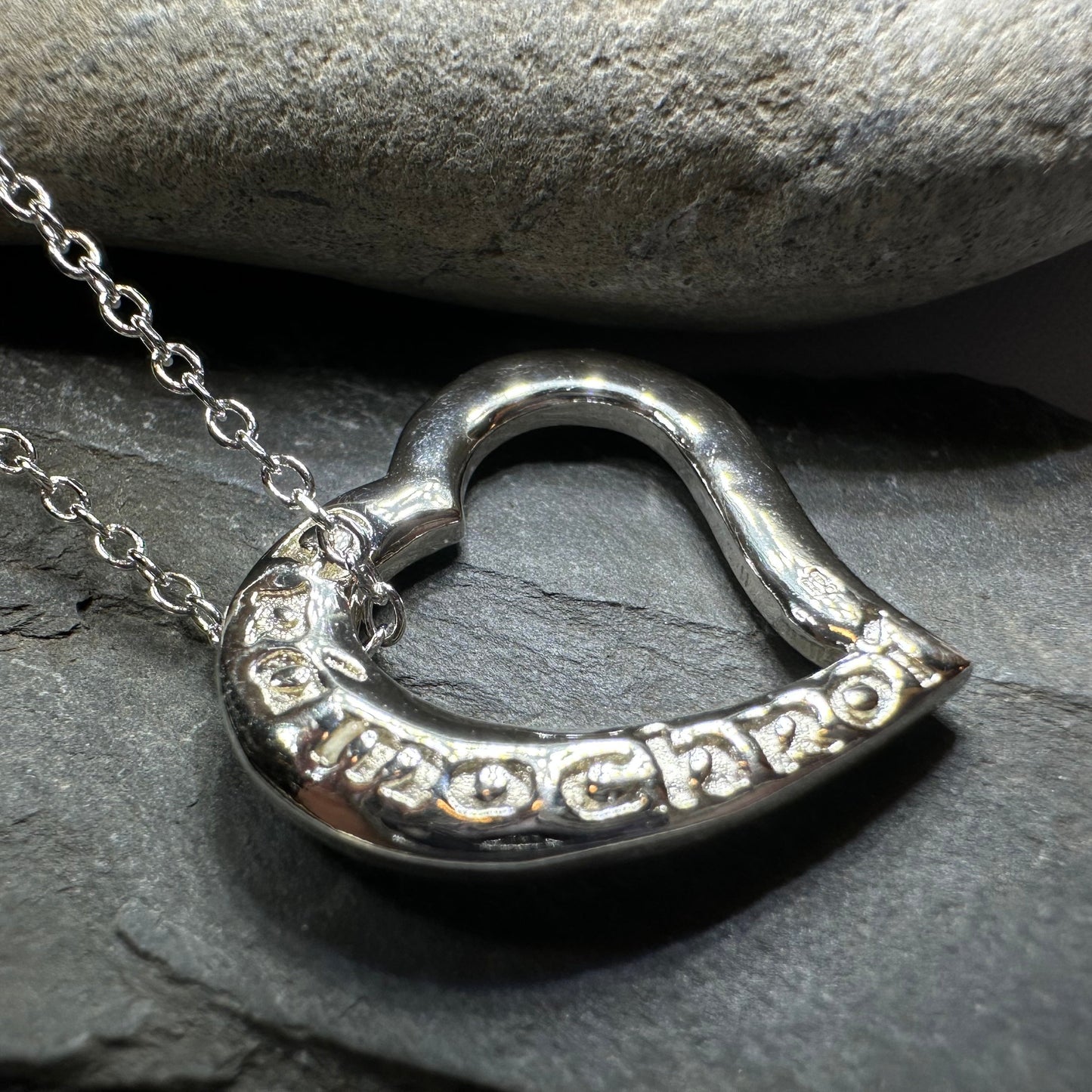 Irish Heart Gra Mo Chroi Necklace - Made in Ireland