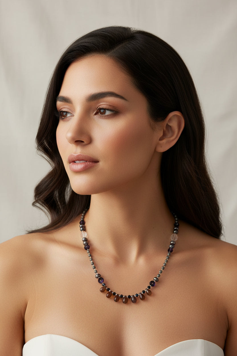 Celtic Twilight Crystal Necklace — view 4