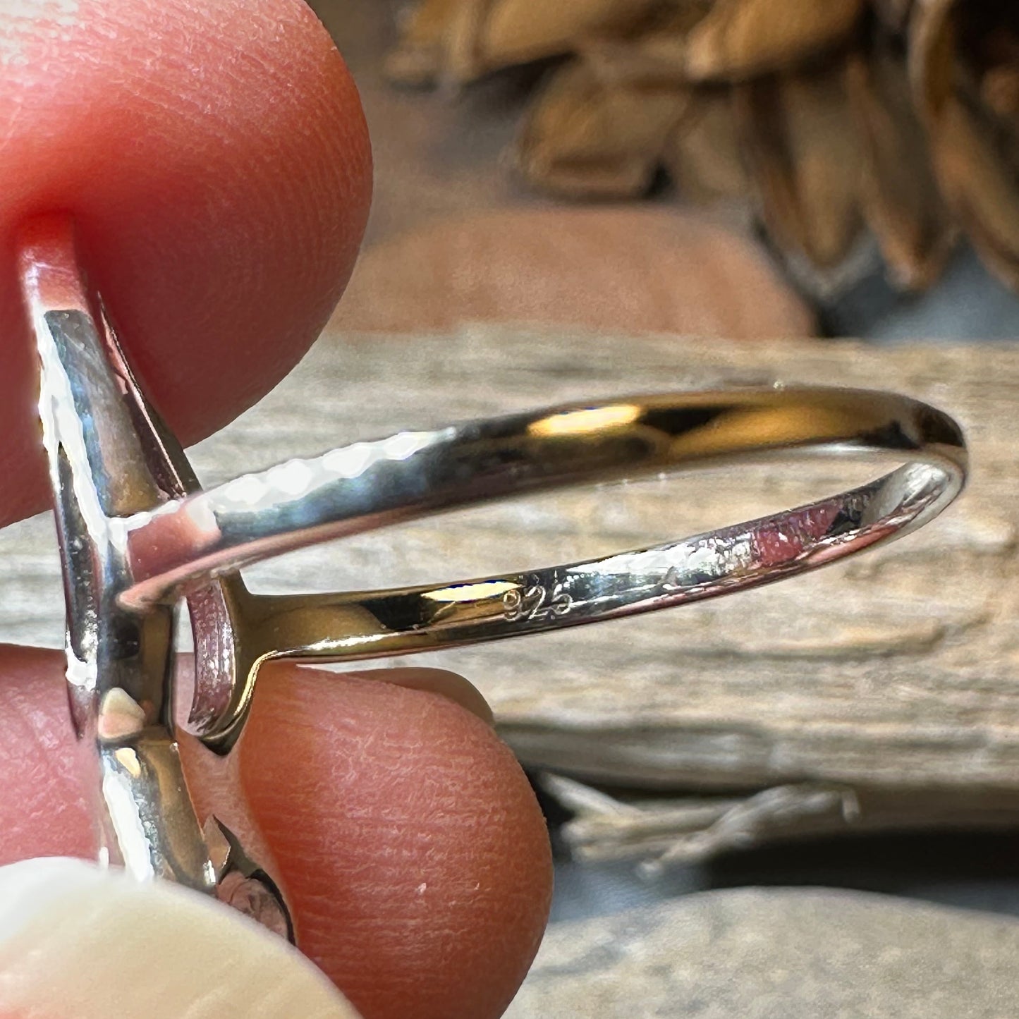 Lady Arieen Scottish Luckenbooth Ring in Sterling Silver — view 8