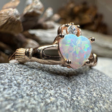 Load image into Gallery viewer, Raynette Claddagh Opal Ring
