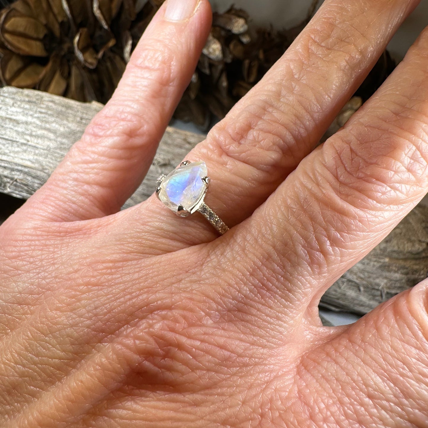 Kerrilyn Moonstone Ring — view 12