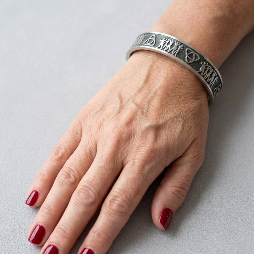 Celtic Sisters Trinity Knot Bracelet - Handmade in the U.S.A.
