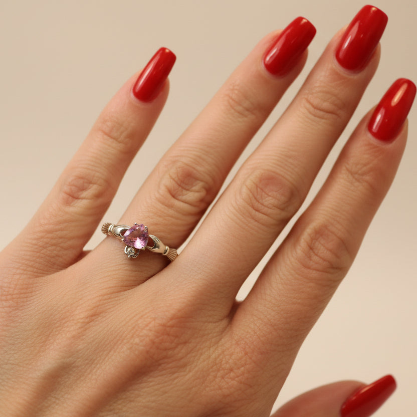 Ombre Claddagh Ring — view 2