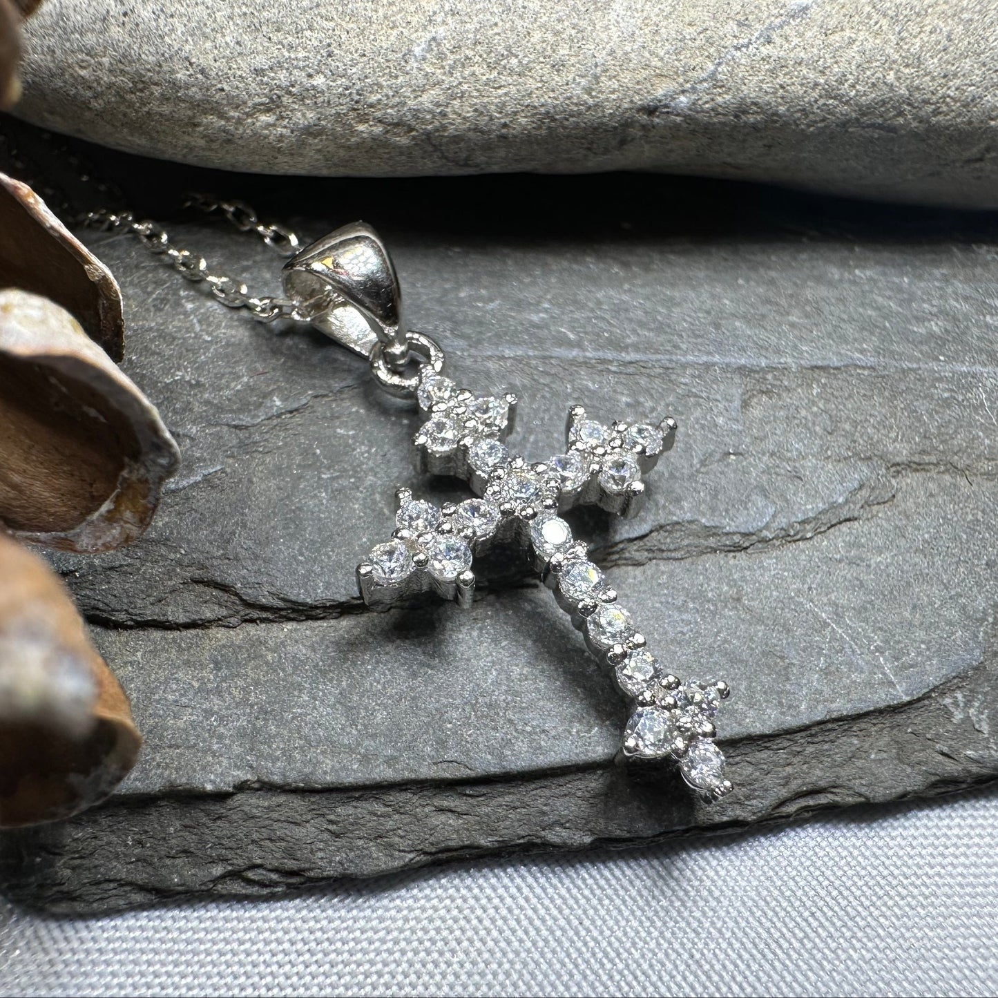 Cathedral Celtic Cross Necklace — view 5
