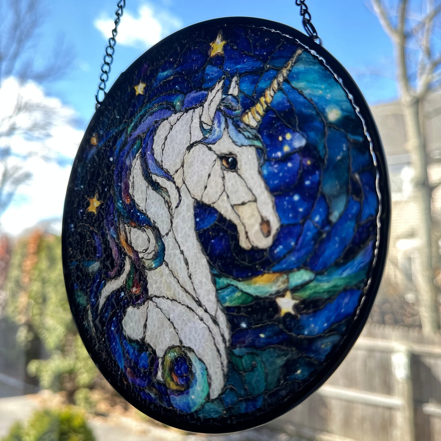 Milky Way Unicorn Suncatcher