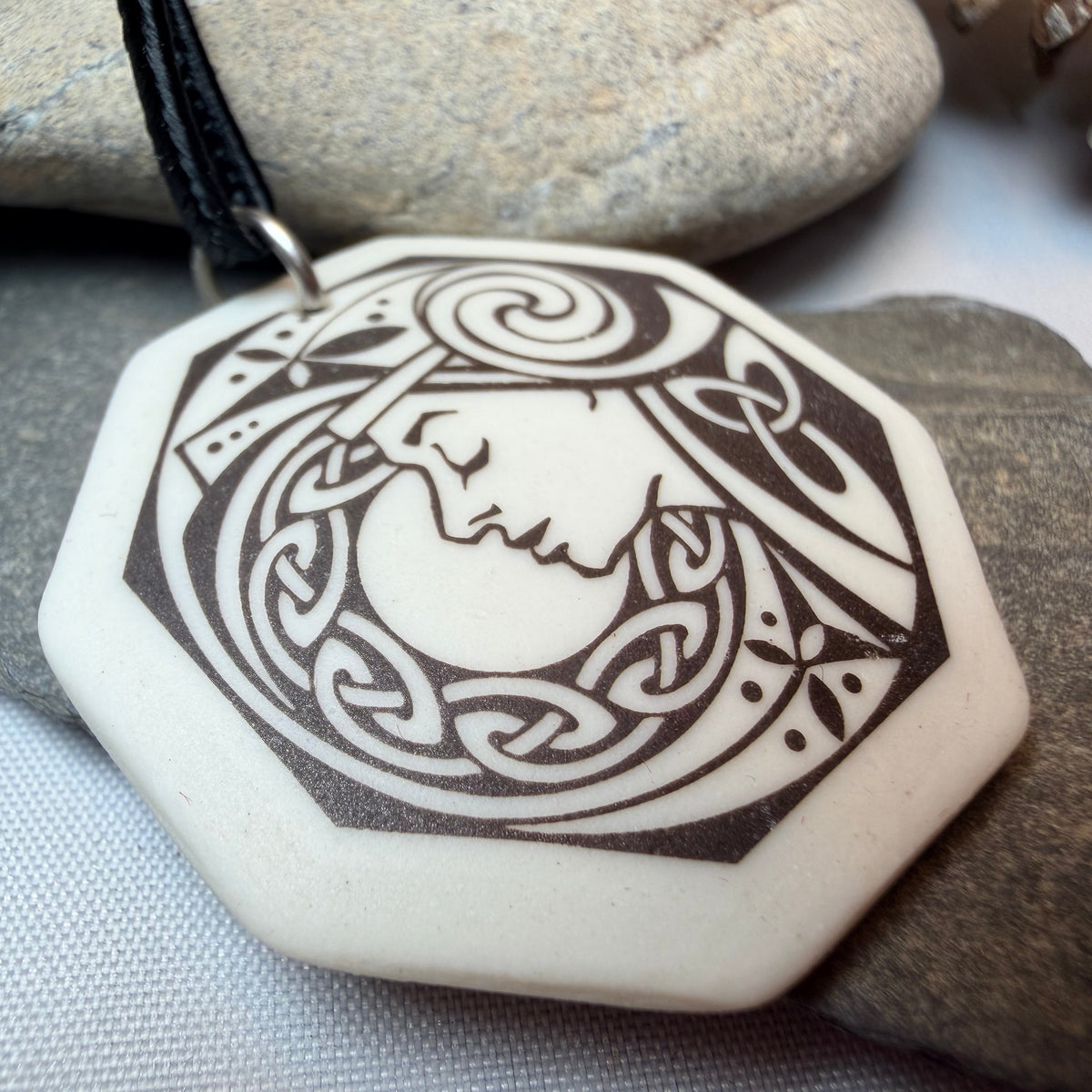 Artisan Brigantia Goddess Necklace - Handmade in the U.S.A.