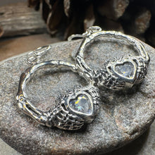 Load image into Gallery viewer, Gothic Claddagh Earrings
