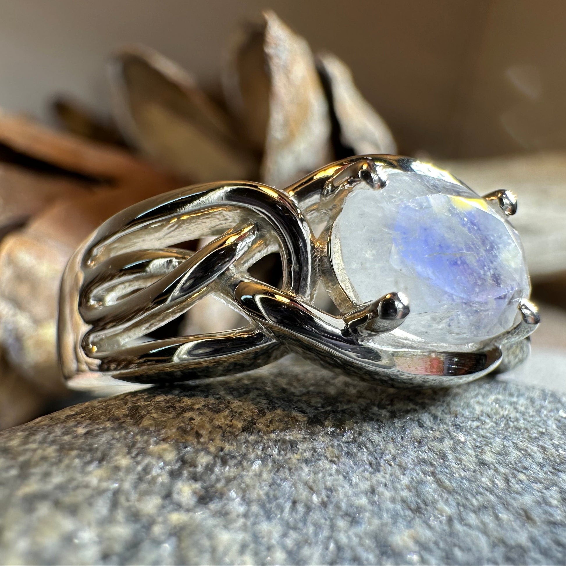 Hadlie Moonstone Ring — view 2