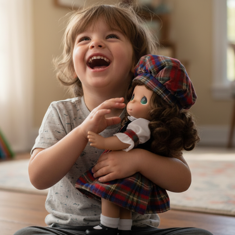 The Precious Moments Highlander Scottish Girl Doll