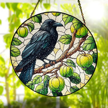 Load image into Gallery viewer, Green Raven Suncatcher
