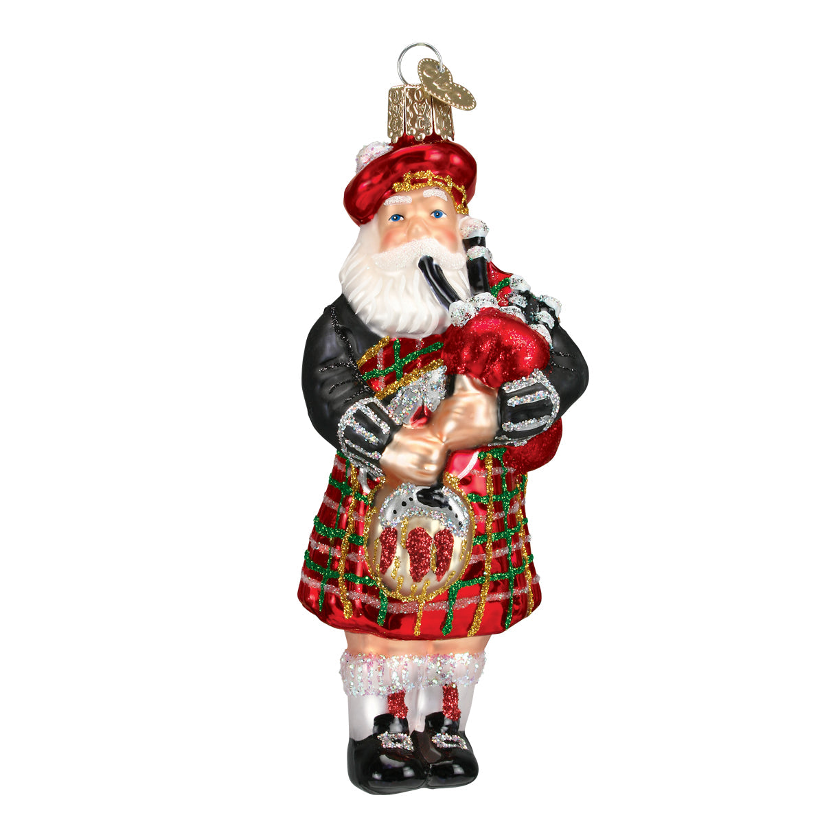 Highland Santa Ornament — view 3