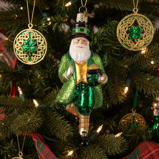 Irish Santa Ornament — view 3