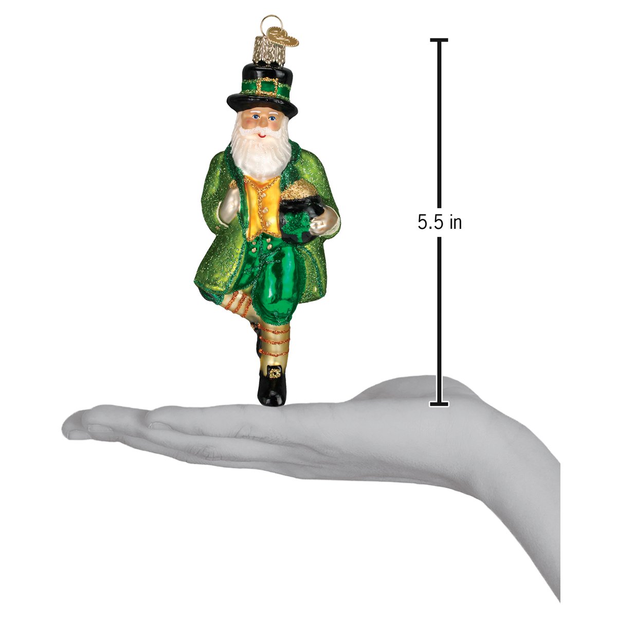 Irish Santa Ornament — view 4