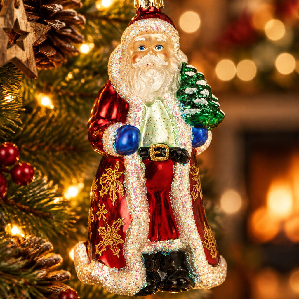 Glistening Golden Santa — view 3
